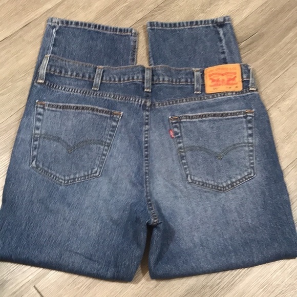 Levi’s 541 Athletic Tapered Leg Medium Wash Busted Knee Jeans size 38x30 - Picture 5 of 11